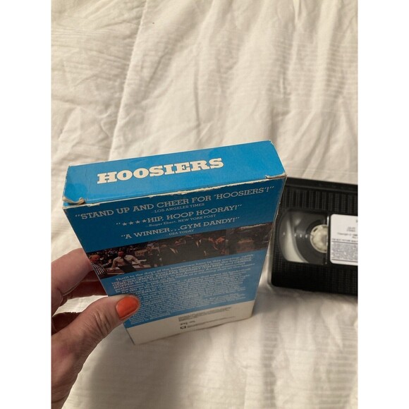 Hoosiers VHS VCR Video Tape Movie Basketball Gene Hackman Drama 1986 Indiana - Picture 10 of 10